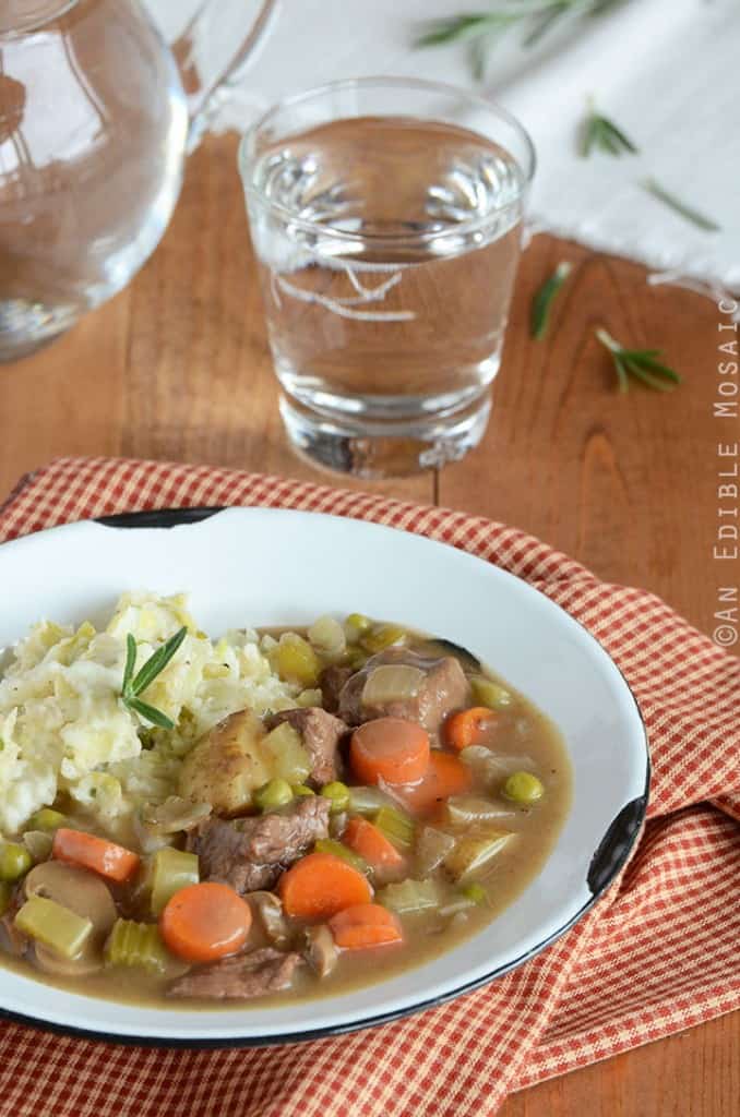 Basic Beef Stew Using Pantry Staples - An Edible Mosaic™