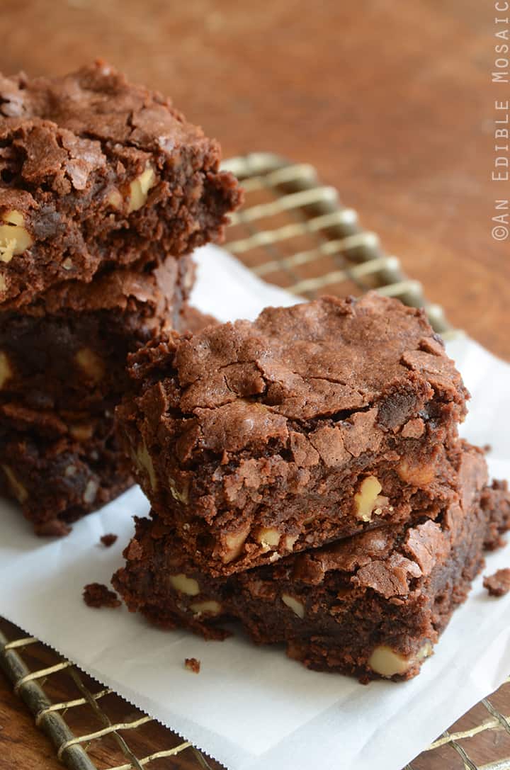 The Best Chewy Brownies - An Edible Mosaic™