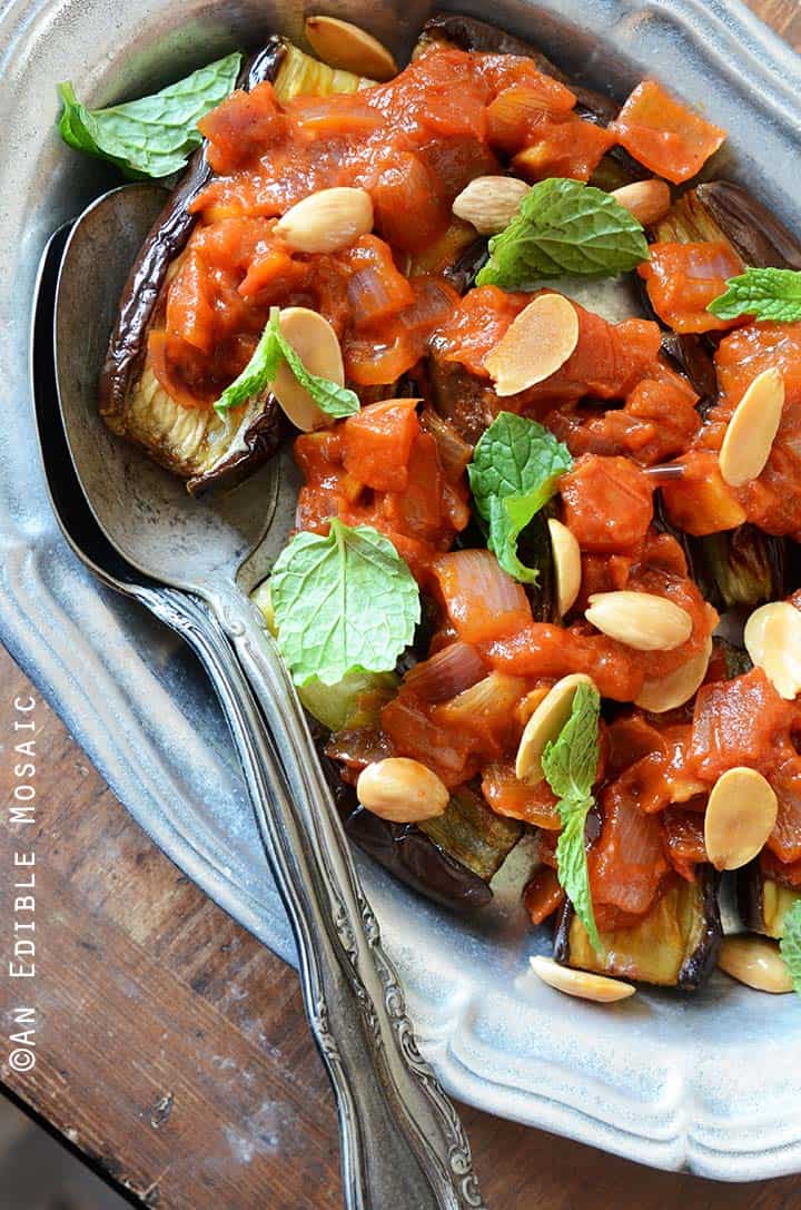 Baked Eggplant Recipe with Tomato (Paleo) - An Edible Mosaic™