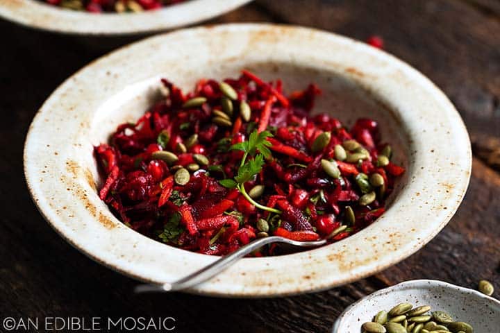 Beet Detox Salad with Pomegranate Vinaigrette