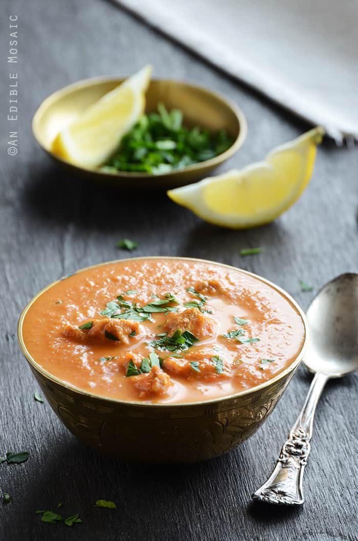 Weeknight Lightened Up Chicken Tikka Masala Soup Recipe