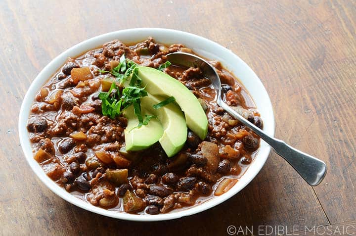 30-Minute Chocolate Chili Recipe with Coffee and Black Beans