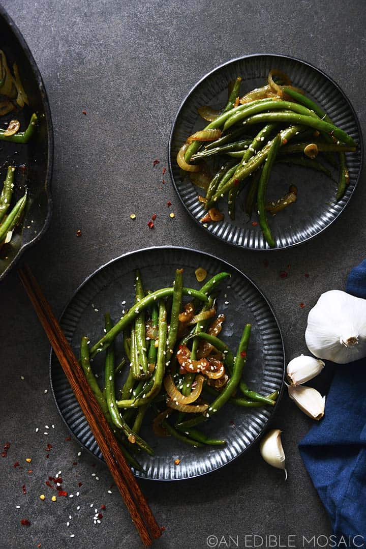 Chinese Garlic Green Beans Recipe No Need For Takeout! An Edible