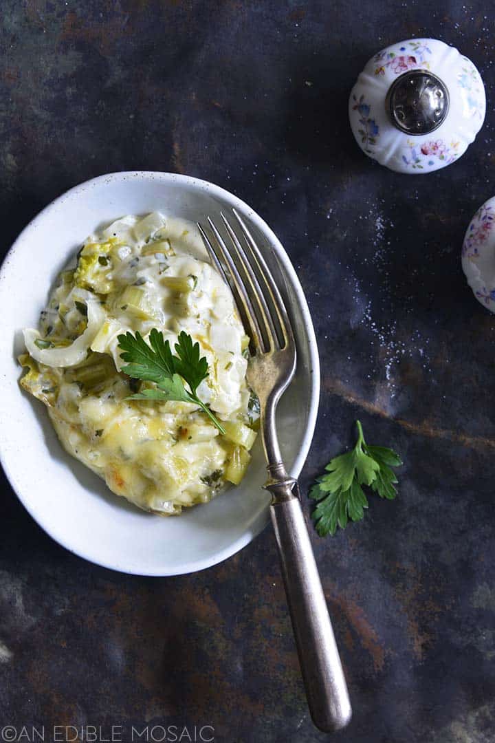 Best Quick & Easy Cheesy Celery Gratin Recipe An Edible Mosaic™