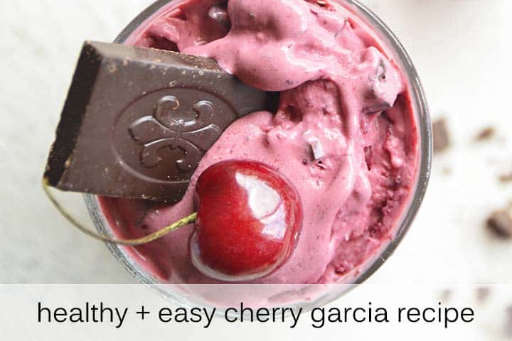 Healthy Cherry Garcia Recipe (No Ice Cream Maker Needed)