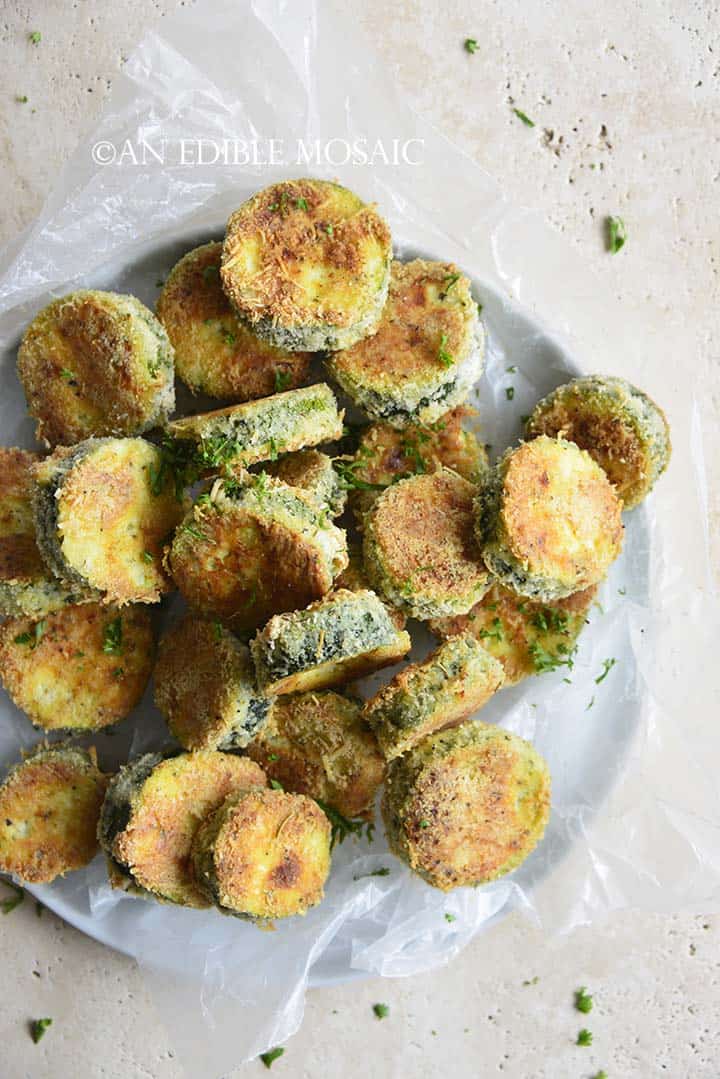 Keto Crispy Baked Zucchini Slices An Edible Mosaic™