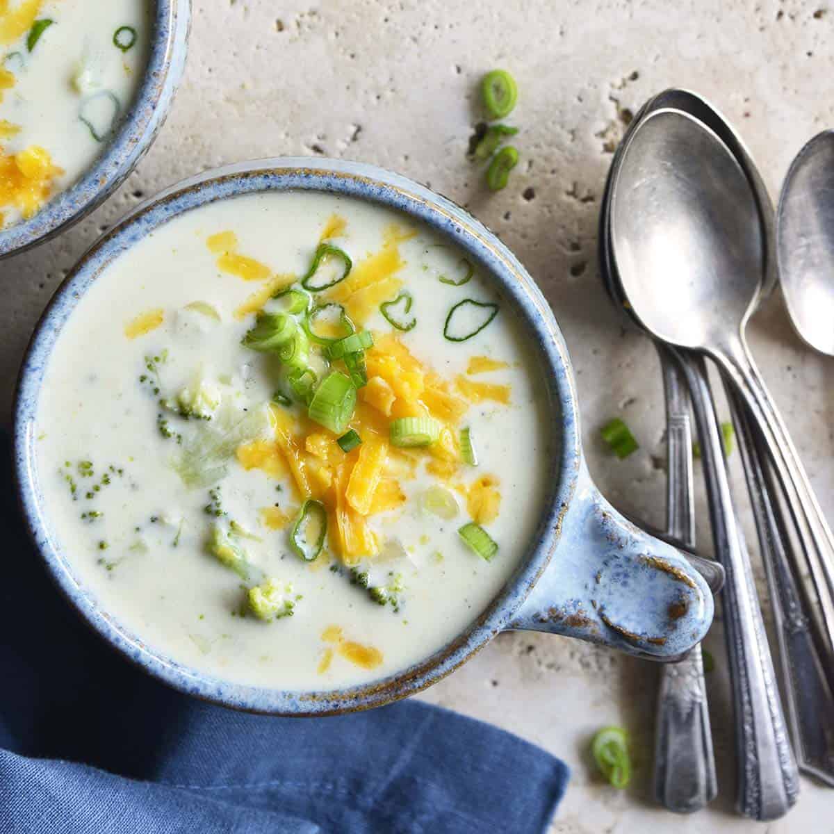 Quick & Easy Keto Broccoli Cheese Soup Try This if You Like Panera's