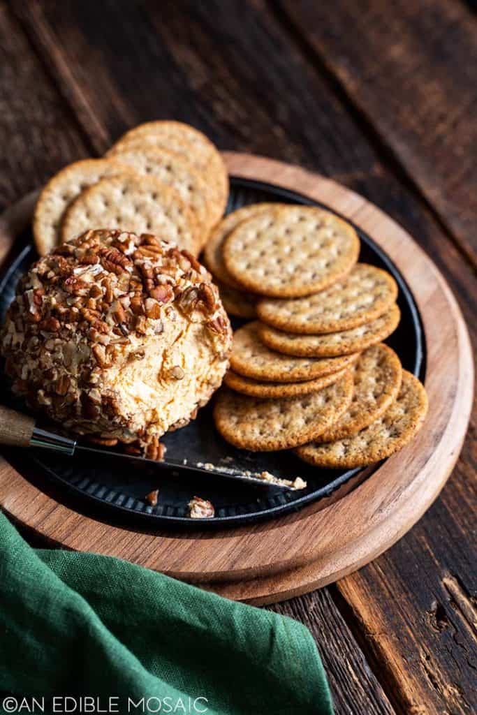 Cheddar Cheese Ball Appetizer An Edible Mosaic™