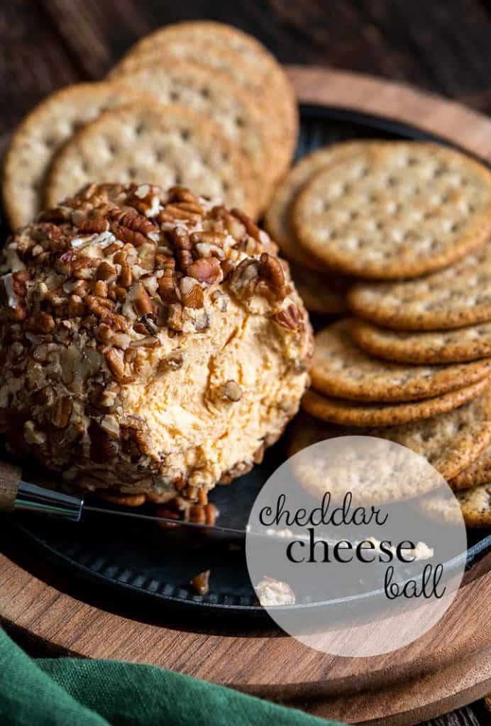Cheddar Cheese Ball Appetizer An Edible Mosaic™