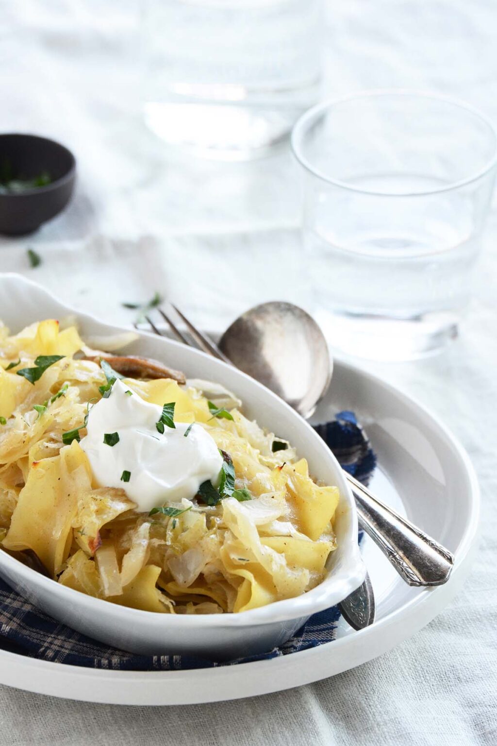 Lazy Pierogi Casserole with Egg Noodles (aka Lazy Pierogies)