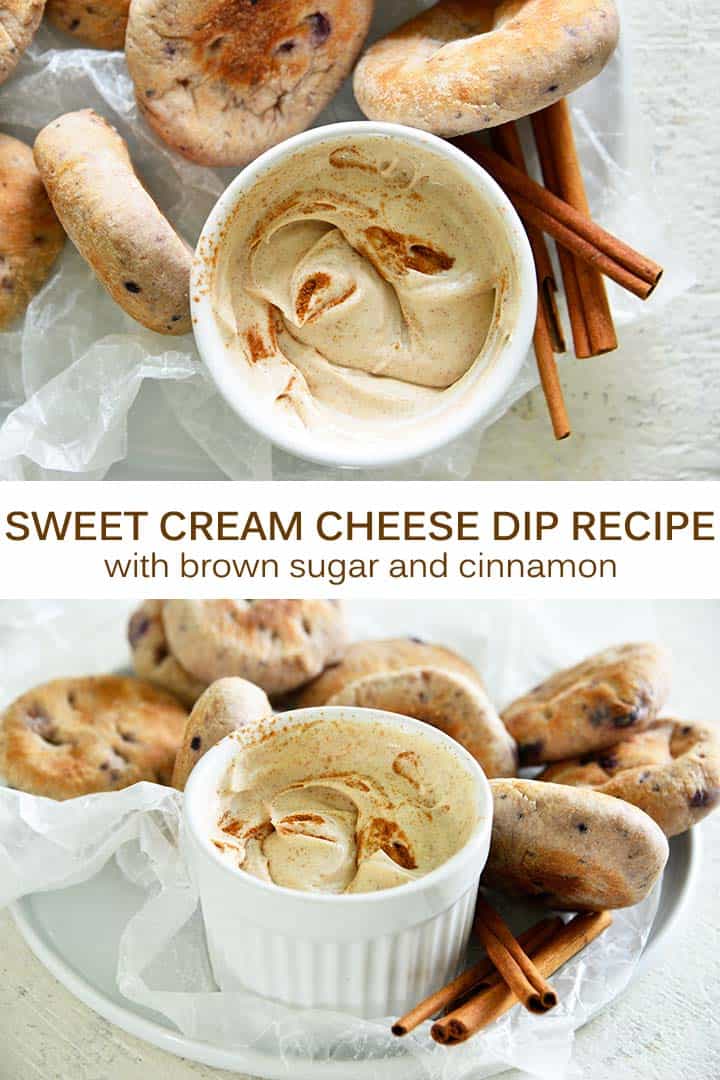 Brown Sugar Cinnamon Sweet Cream Cheese Dip An Edible Mosaic™