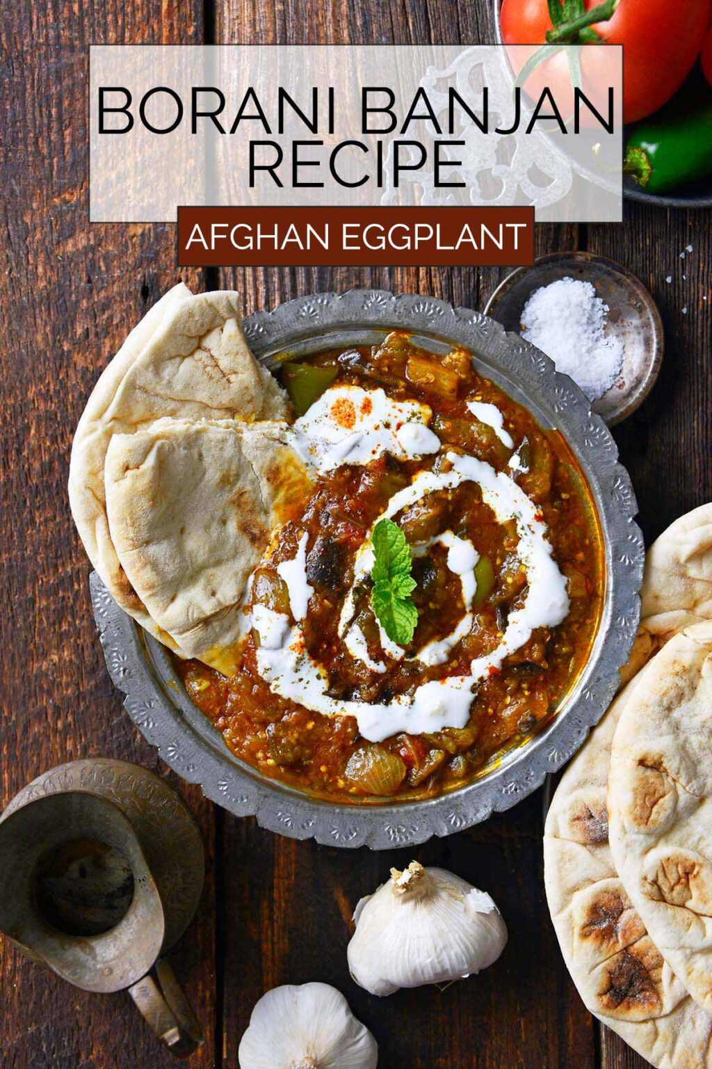 Borani Banjan Recipe (Afghan Eggplant Dish) - An Edible Mosaic™