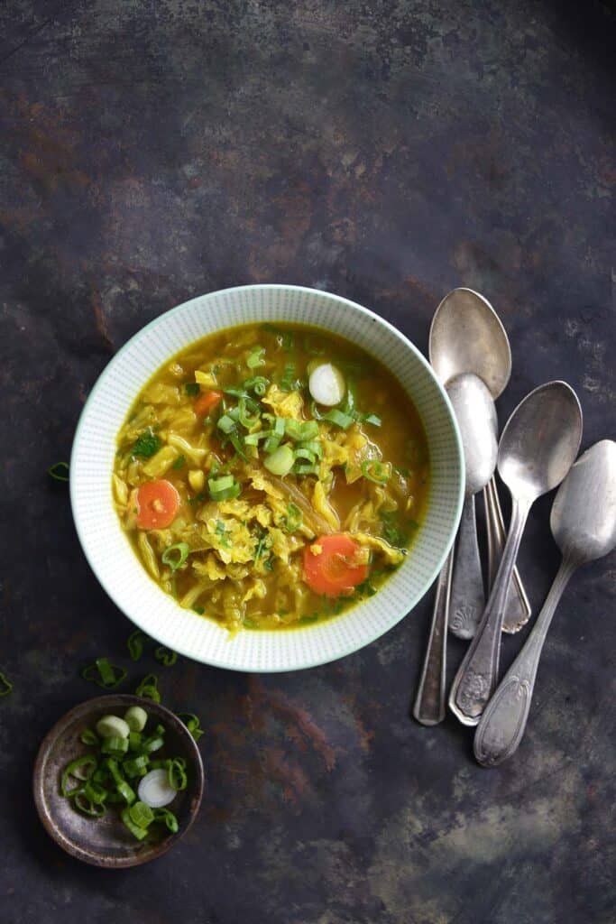 AIP Paleo Bone Broth Cabbage Detox Soup Recipe