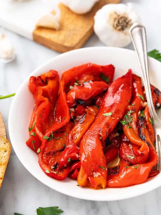 EASY Grilled Peppers Recipe An Edible Mosaic™