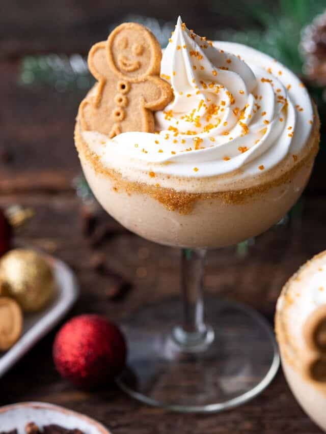 Festive Gingerbread Cocktail An Edible Mosaic™