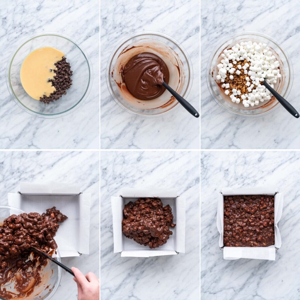 Rocky Road Fudge Recipe - Easy 5 Minute Microwave Fudge! - An Edible ...