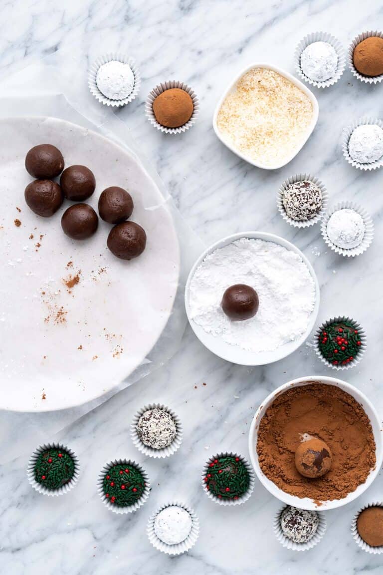 No Bake Classic Chocolate Rum Balls Recipe Easy to Make in 20 Minutes