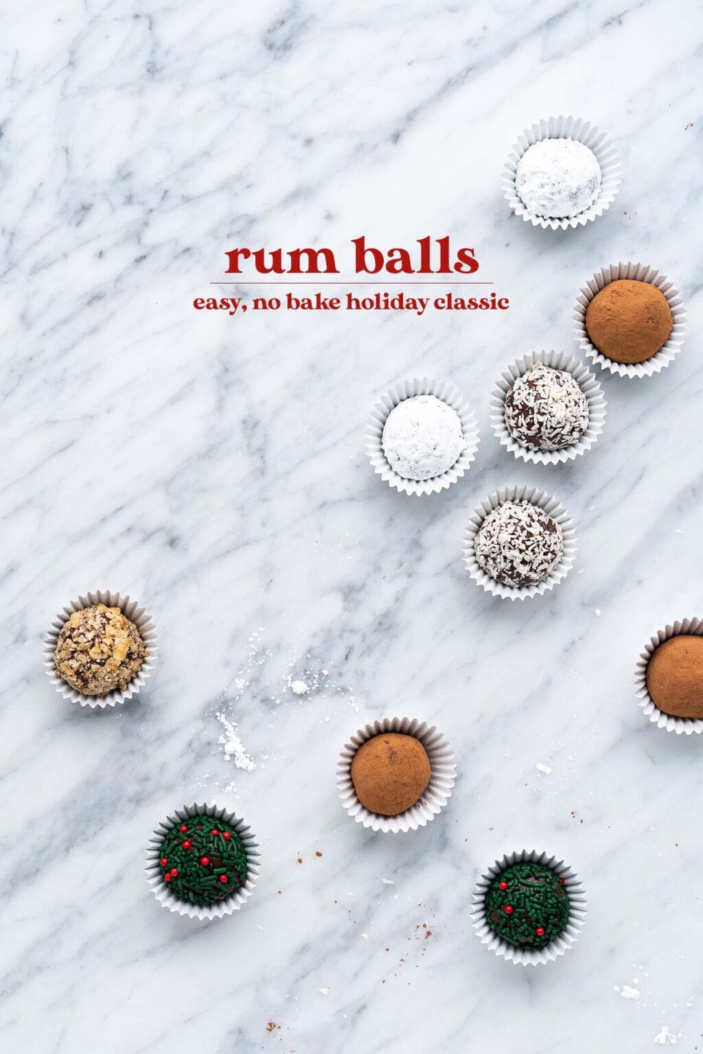 No Bake Classic Chocolate Rum Balls Recipe Easy to Make in 20 Minutes
