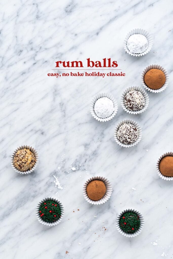 No Bake Classic Chocolate Rum Balls Recipe Easy to Make in 20 Minutes
