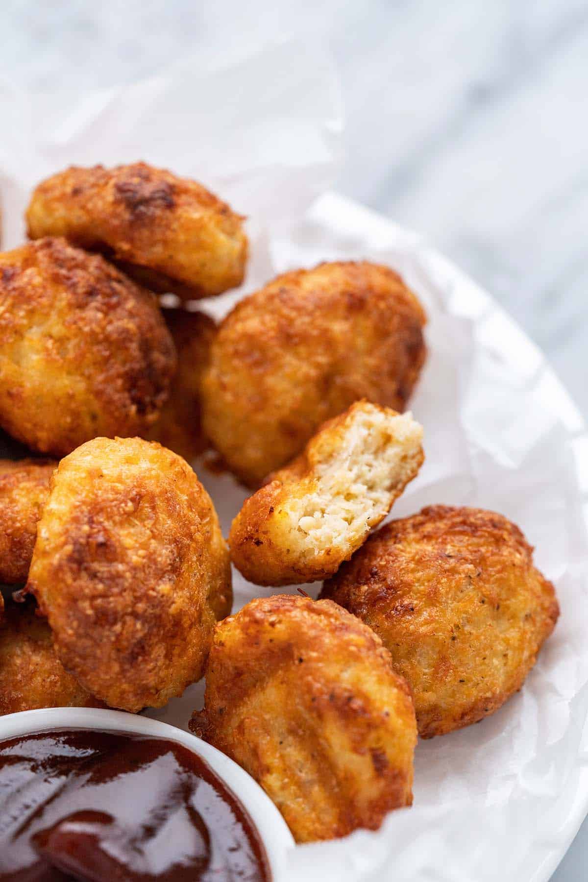 Keto Air Fryer Chicken Nuggets Recipe An Edible Mosaic™