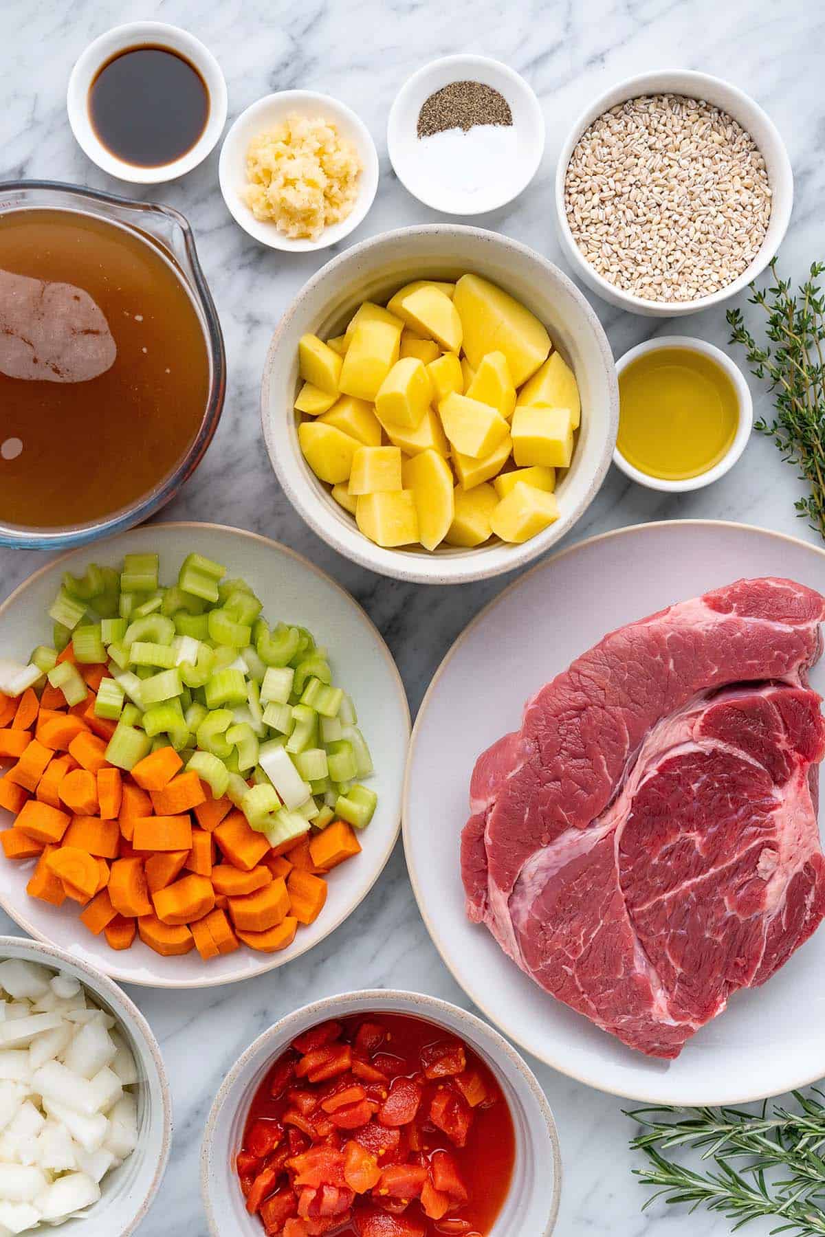 Instant Pot Beef Barley Soup Recipe An Edible Mosaic™