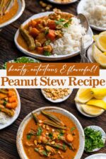Domoda Recipe (African Peanut Stew) - An Edible Mosaic™
