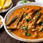 Domoda Recipe (African Peanut Stew) - An Edible Mosaic™