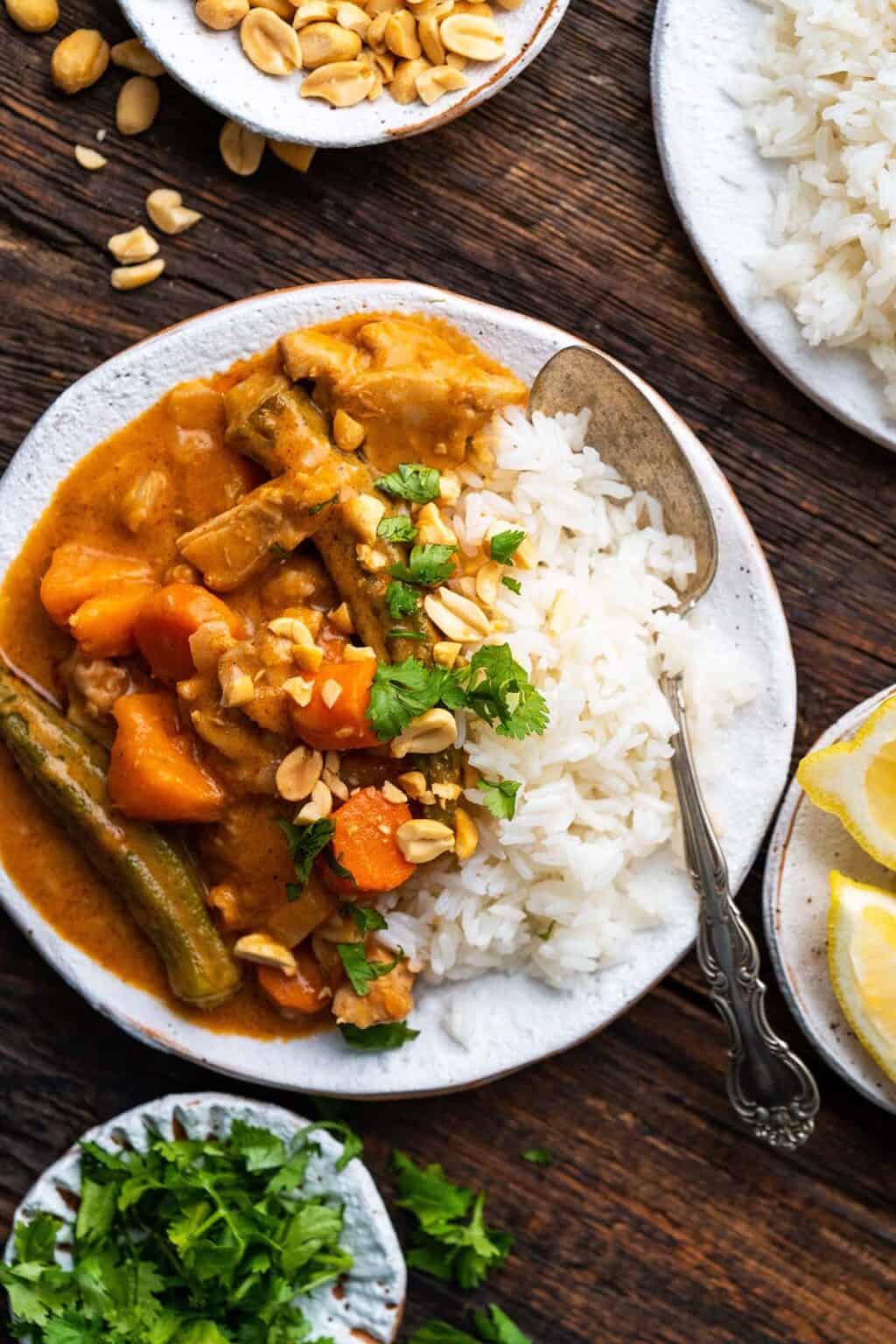 Domoda Recipe (African Peanut Stew) - An Edible Mosaic™