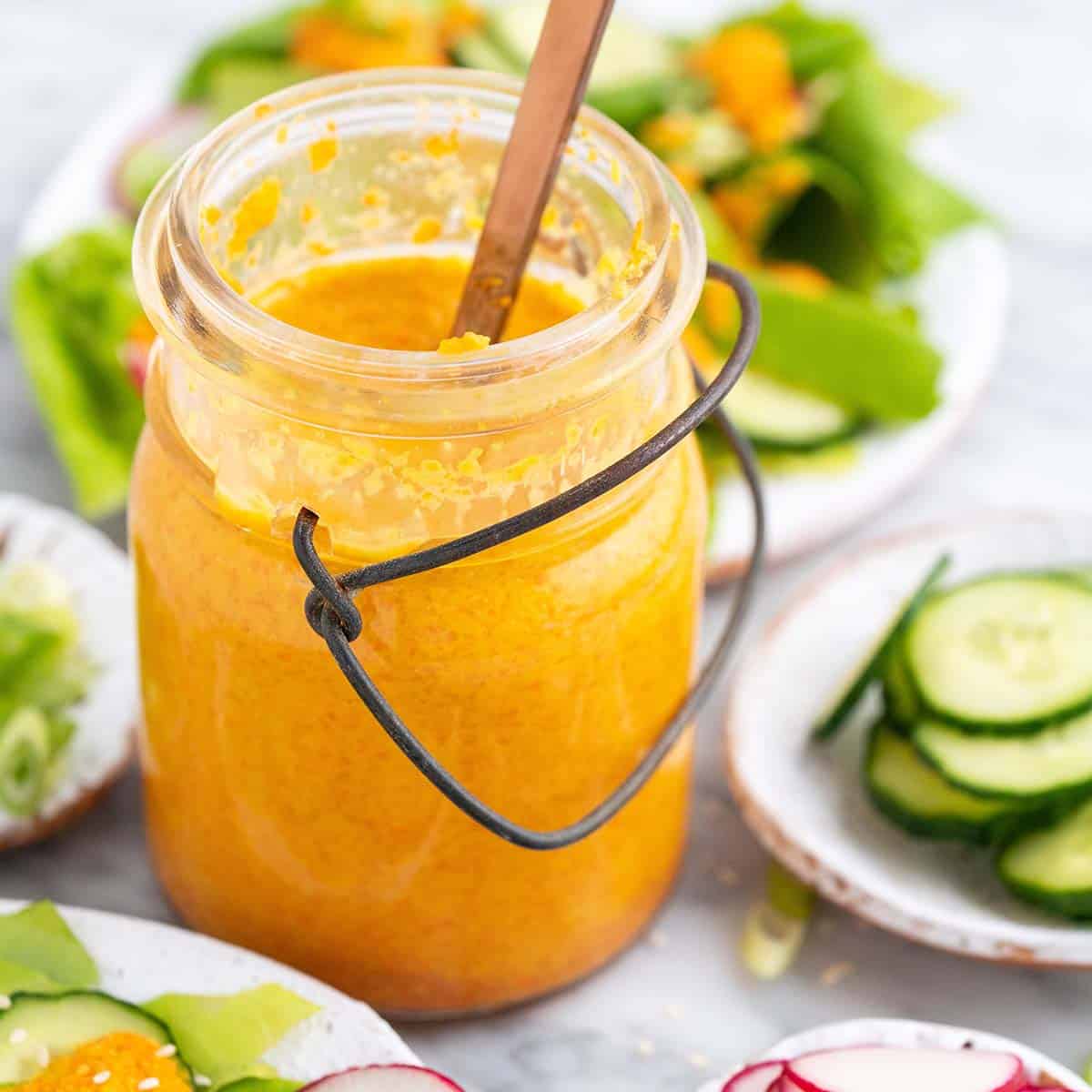 Japanese Carrot Ginger Dressing Recipe An Edible Mosaic™