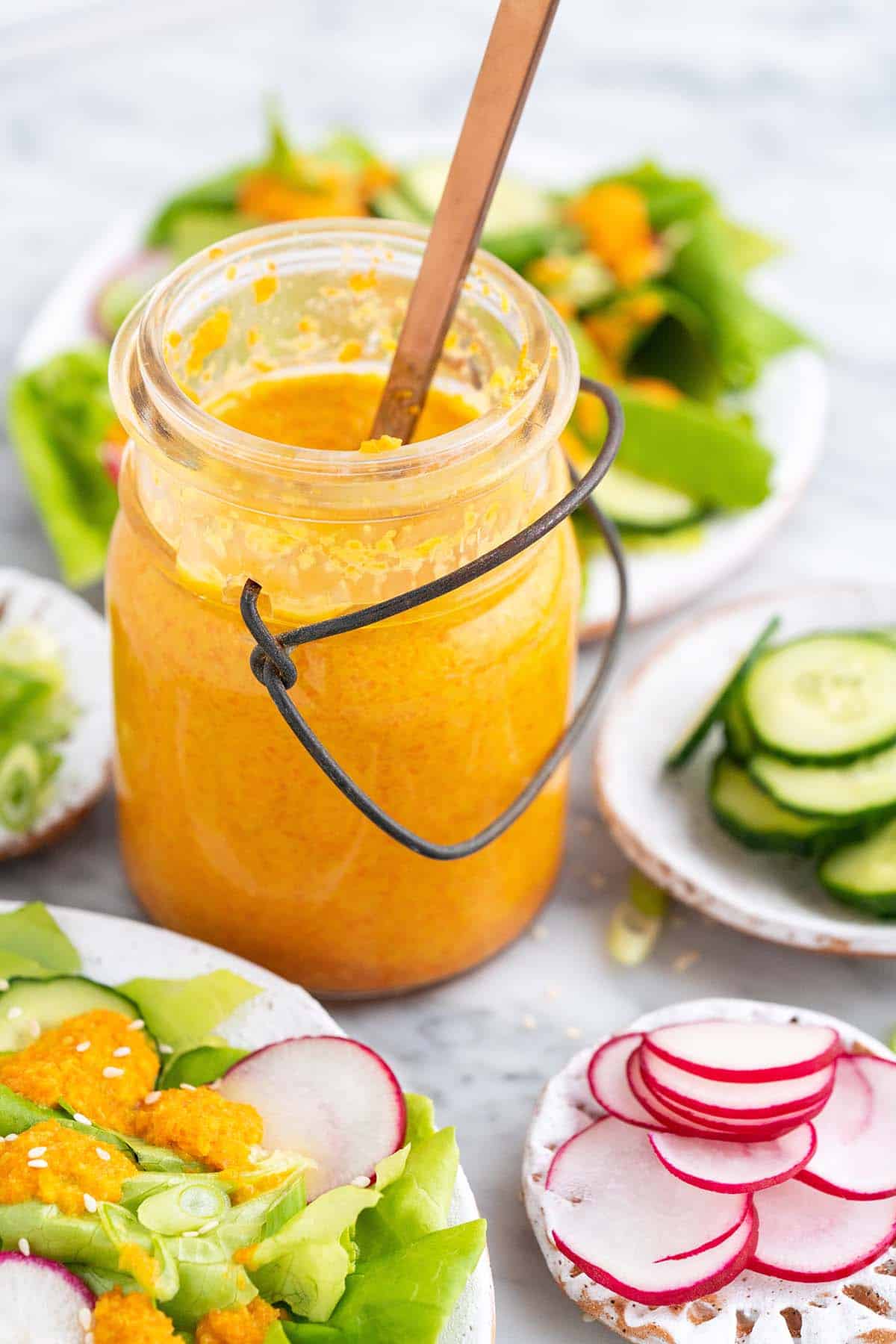 Japanese Carrot Ginger Dressing Recipe An Edible Mosaic™