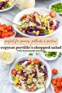 Copycat Portillo's Chopped Salad Recipe - An Edible Mosaic™