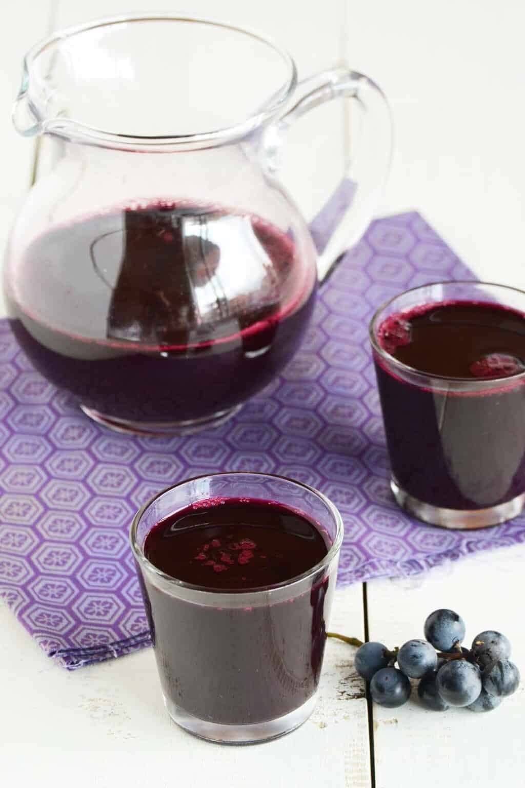 Beautiful view of Concord Grape Juice Risks For Canines