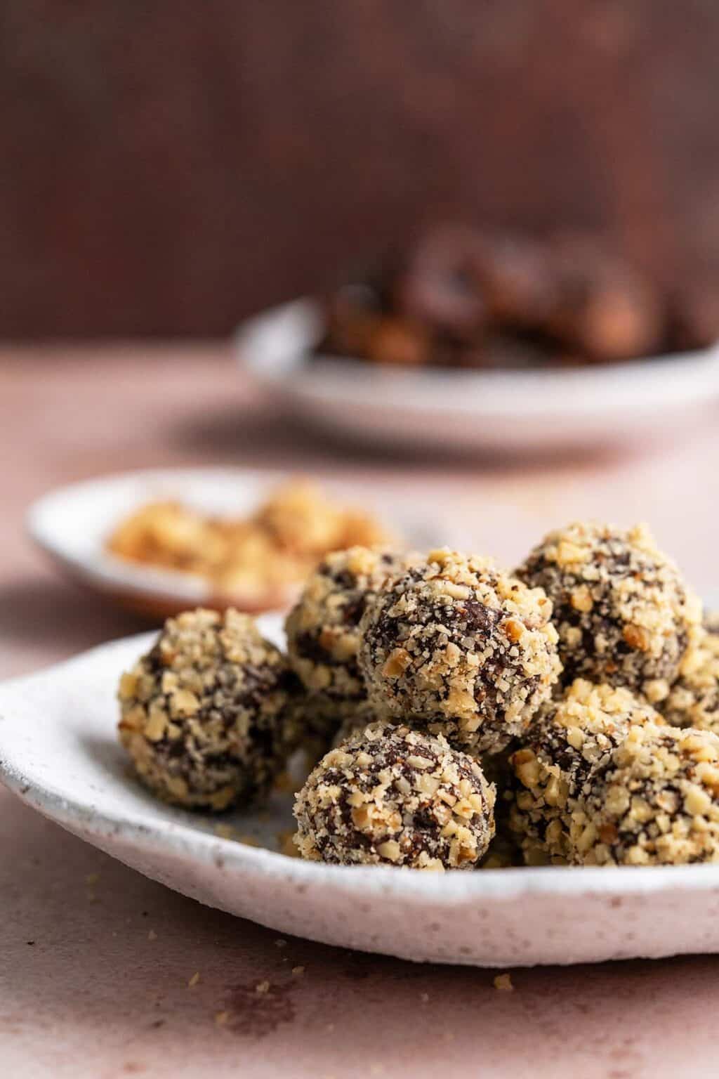 15 Minute Easy Chocolate Date Balls Recipe {video} An Edible Mosaic™