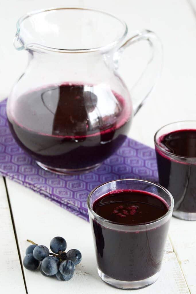 Homemade Concord Grape Juice - How to Make Grape Juice - An Edible Mosaic™