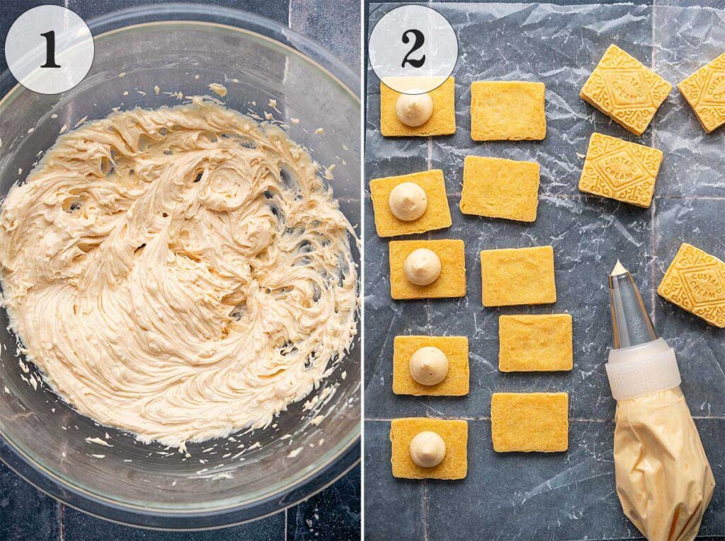 Custard Cream Biscuits Recipe - An Edible Mosaic™